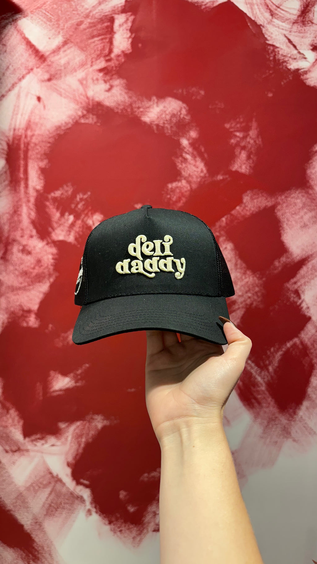 Black Deli Daddy Trucker Hat