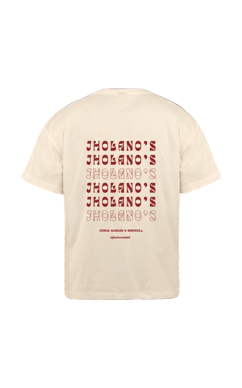 I Love Jholano's Cream Tee