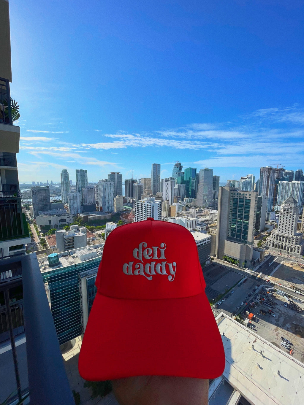 Red Deli Daddy Trucker Hat